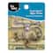 12 Packs: 2 ct. (24 total) Found Objects™ Oxidized Brass & Silver Elk Charms by Bead Landing™